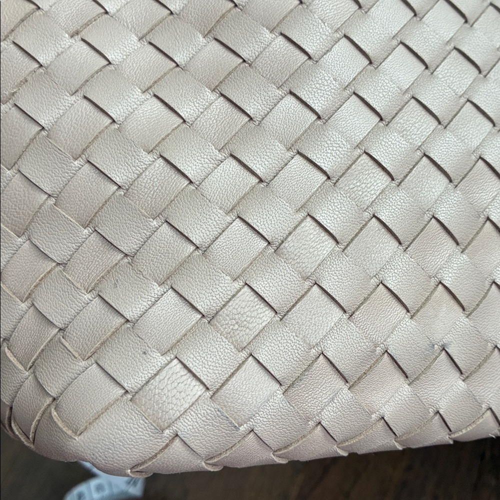 Quince Top Handle Woven Italian Leather Bag - Picture 13 of 16